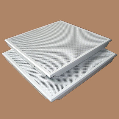 ซื้อ แผ่นเพดานอลูมิเนียม perforated 300x300mm กระเบื้องสําหรับตกแต่งเพดาน online manufacture