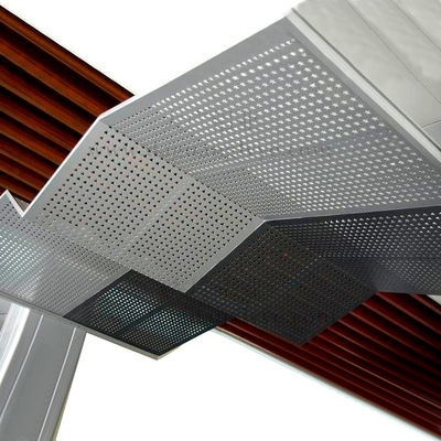 ซื้อ แผ่นคลุมโลหะอัลลูมิเนียม perforated สําหรับการตกแต่งหน้าต่างอาคารหรือเพดาน online manufacture