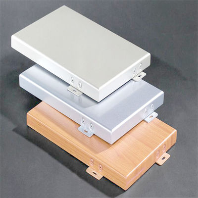 ผนังอลูมิเนียมที่กําหนดเองที่ทนทาน PVDF Coating / Powder Coating