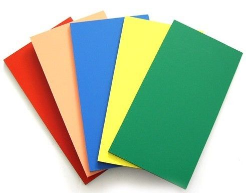 แผ่นผสมอลูมิเนียมสีทนทานตัดตามขนาด สําหรับตกแต่งอาคาร