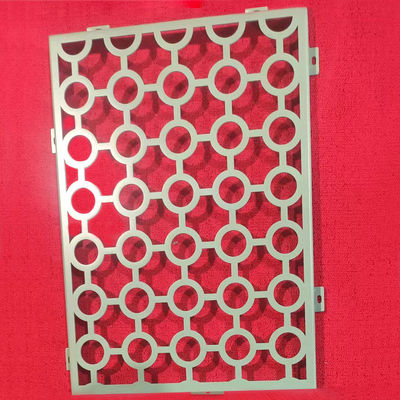 แผนผนังอัลลูมิเนียม perforated custom และวัสดุตกแต่งอาคาร