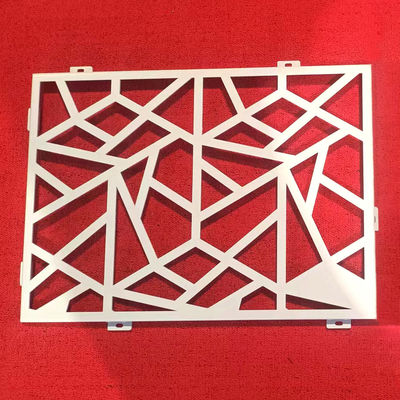 แผนผนังผนังอลูมิเนียม perforated พร้อมรูปแบบตัดเลเซอร์สําหรับผนังผ้าม่านและตกแต่ง